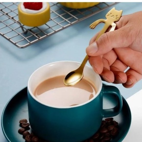 Other - Rose Gold Stainless Steel Cat Spoons - THREE PIECES 🥄🥄🥄 -  NEW!